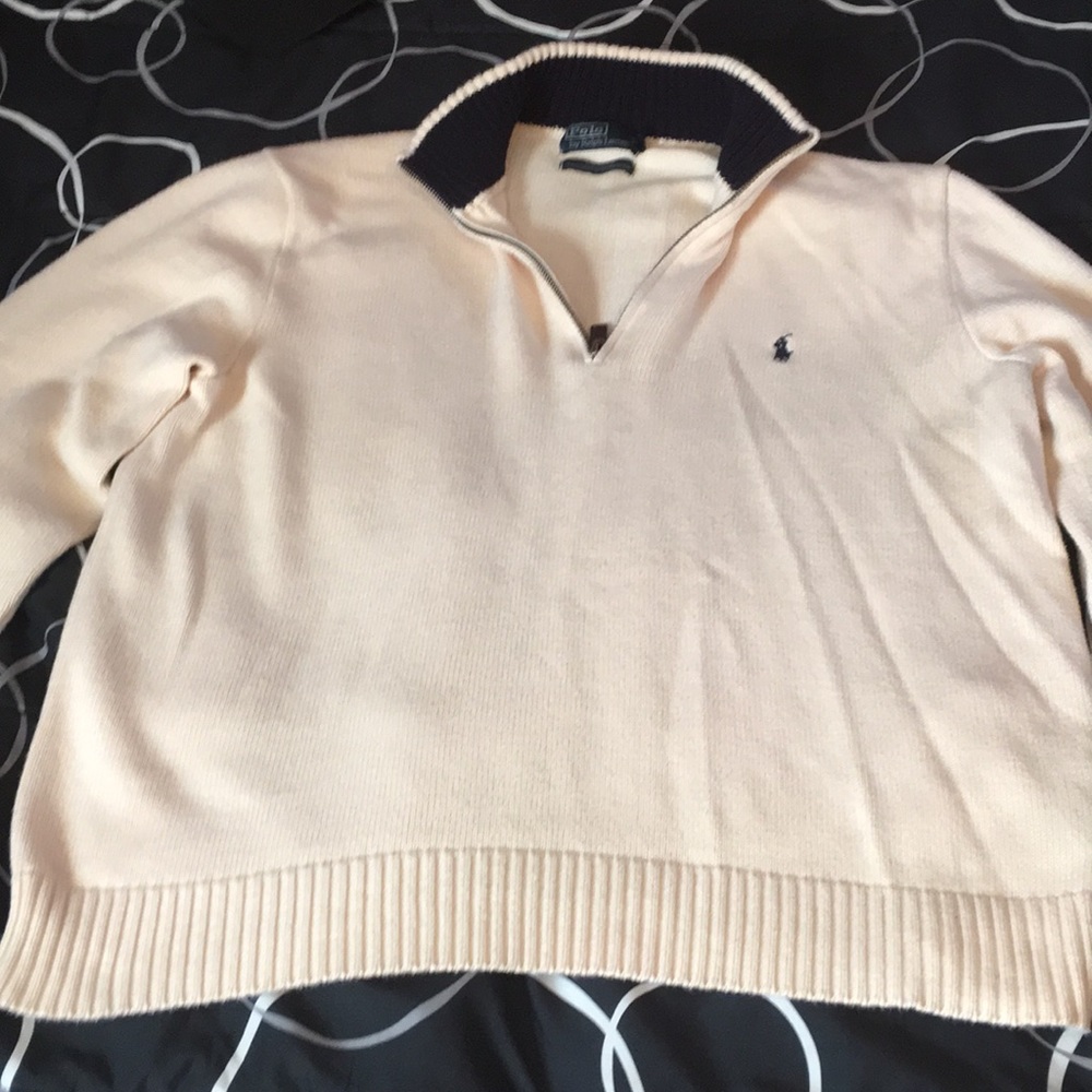 Ralph Lauren polo zippered pullover sweater